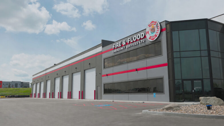 Fire and Flood Emergency Services commercial building exterior